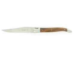 Laguiole 12 cm Bois de Fer - Mouche travaillée - 2 mitres