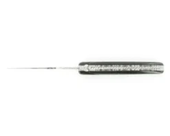 Laguiole 12 cm Buffle Plein Manche - Guillochage en Spirale