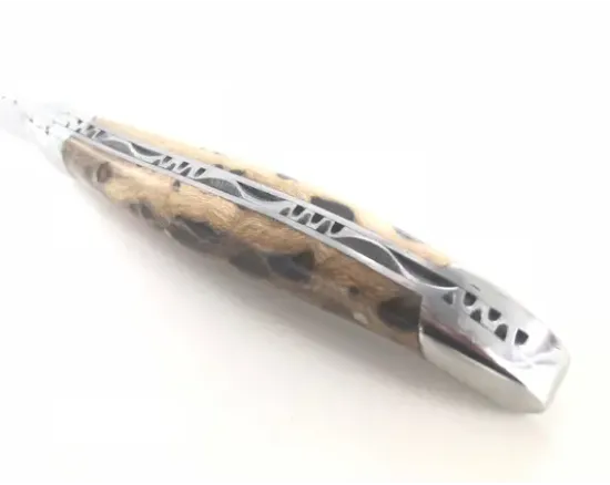 Laguiole 12 cm Cactus Ambre - 2 mitres