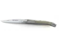 Laguiole 10 cm Corne Blonde - 2 mitres