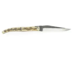 Laguiole 12 cm Croûte de Bélier - Plein Manche - Lame Brute de Forge