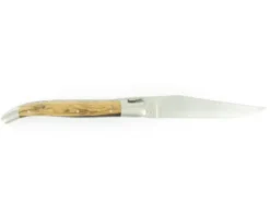 Laguiole 12 cm - double platines - Ebène Royal - 2 mitres