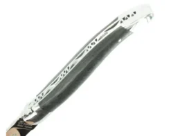 Laguiole 12 cm Fibre de Carbone - 2 mitres