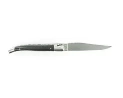 Laguiole 10 cm Fleur de Diamant - Ebène - 2 mitres