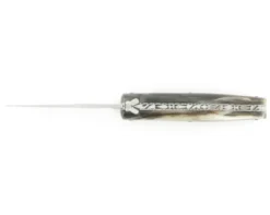 Laguiole 15 cm - Forgé (forme flêche) - Plein Manche en Corne - GUILLOCHAGE
