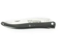 Laguiole 12 cm Guillochage Damier - Buffle - Plein Manche