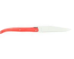 Laguiole 11 cm - manche Acrylique Rouge - tête de mort