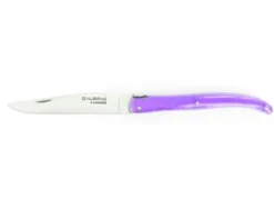 Laguiole 11 cm - manche Acrylique Violet - Coeur