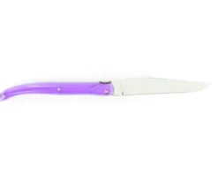 Laguiole 11 cm - manche Acrylique Violet - Coeur