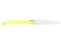 Laguiole 11 cm - manche Acrylique jaune
