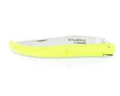 Laguiole 11 cm - manche Acrylique jaune
