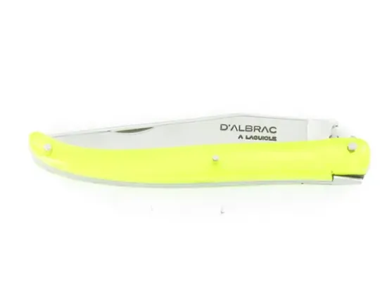 Laguiole 11 cm - manche Acrylique jaune