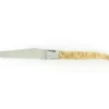 Laguiole 12 cm - Marronnier - Platines Guillochées - 2 mitres