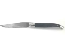 Laguiole 12 cm 2 mitres Damas Japonais Ebène