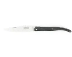 Laguiole 12 cm - Plein Manche Buffle - Ressort, Platine et lame ciselés