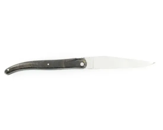 Laguiole 12 cm Plein Manche Croûte de Buffle