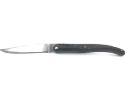 Laguiole 12 cm Plein Manche Damas Japonais Croûte de Buffle