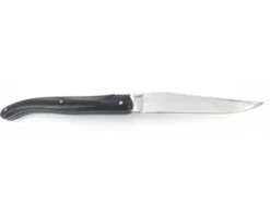 Laguiole 12 cm - Plein Manche - Ebène - Abeille Ciselée