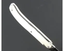 Laguiole 12 cm - Plein Manche Os - Ressort et lame guillochés