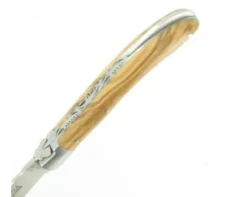 Laguiole Pocket Olivier - Lame Guillochée