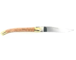 Laguiole Tradition 9 cm - 2 mitres laiton - Bruyère