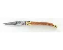 Laguiole Tradition 9 cm - 2 mitres laiton - Bruyère
