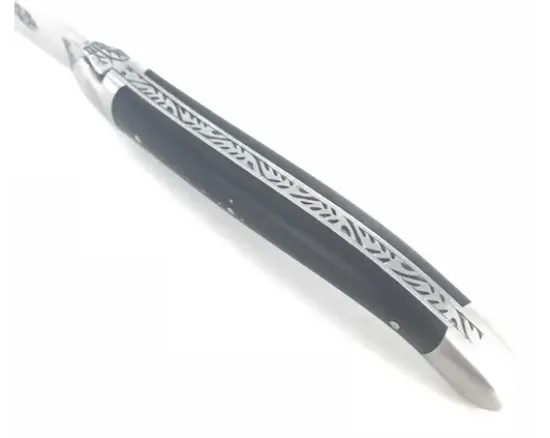 Laguiole Tradition 12 cm - 2 mitres - Ebène