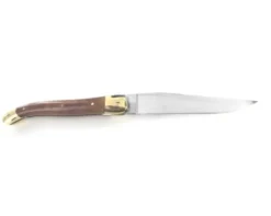 Laguiole Tradition 11 cm - 2 mitres Laiton - Bruyère