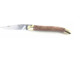 Laguiole Tradition 11 cm - 2 mitres Laiton - Bruyère