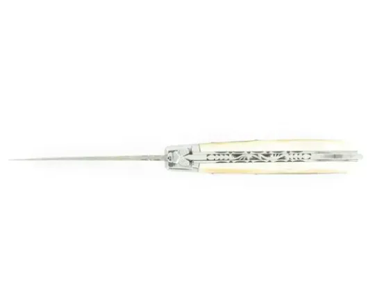 Laguiole XS Damas Ivoire de Mammouth (bleu)