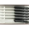 "Lame du Bougnat" - Le Thiers Table - coffret de 6 pièces - Manche Noir