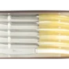 Le Steak Le Thiers® forgé - manche blanc cassé - coffret de 6 pièces