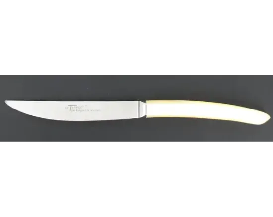 Le Steak Le Thiers® forgé - manche blanc cassé - coffret de 6 pièces