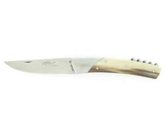 Le Thiers® 11 cm CORNE BLONDE avec tire-bouchon