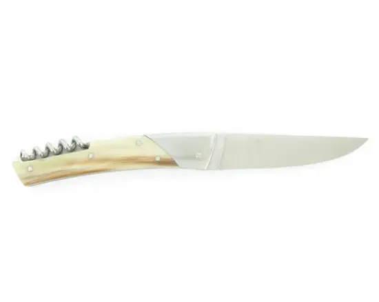 Le Thiers® 11 cm CORNE BLONDE avec tire-bouchon