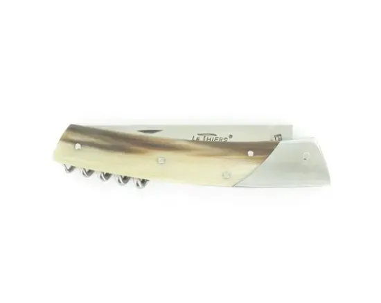 Le Thiers® 11 cm CORNE BLONDE avec tire-bouchon