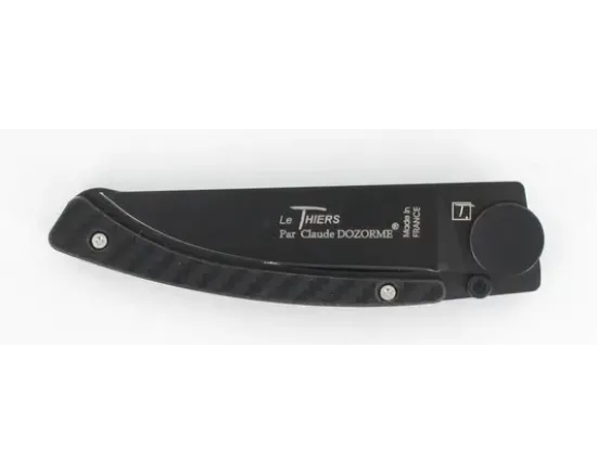 LE THIERS LINER LAME NOIRE MANCHE FACON FIBRE DE CARBONE