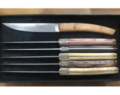 Le Thiers® Pirou Table 6 bois différents - coffret de 6 pièces
