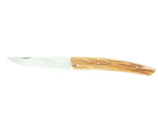 Le Thiers® Pote manche en os de Girafe teinté (marron)
