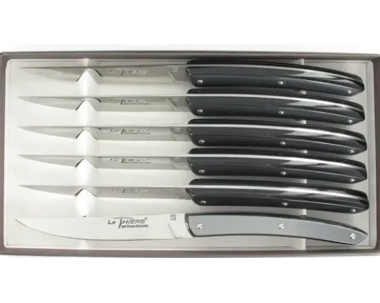 Le Thiers® Table - coffret de 6 pièces - Gris Acrylique