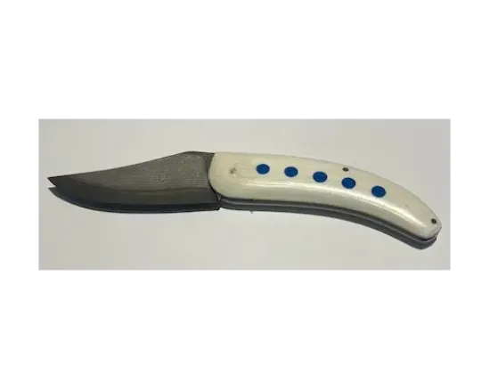 Maxime Rossignol - Modèle le Pingouin - Manche G10 blanc et inserts bleus