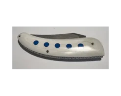 Maxime Rossignol - Modèle le Pingouin - Manche G10 blanc et inserts bleus