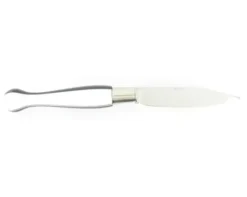 Nontron Virole n° 25 - Boule le Taiji - Manche Corian Blanc et noir, insert Aluminium