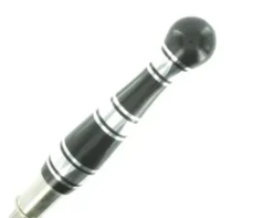 Nontron Virole n° 25 - Boule - Manche en Ebène et aluminium