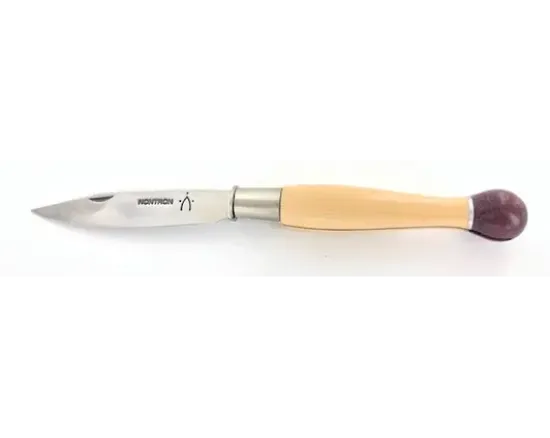 Nontron Virole n° 25 - Boule - Manche en Buis - Amarante
