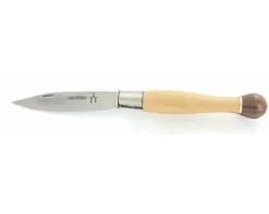 Nontron Virole n° 25 - Boule - Manche en Buis - Noyer