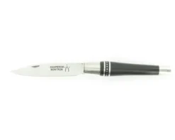 Nontron Virole n° 25 Double virole Manche Ebène aluminium