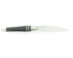 Nontron Virole n° 25 Double virole Manche Ebène aluminium