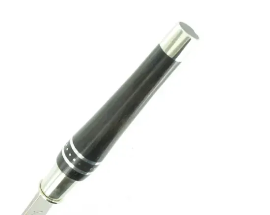 Nontron Virole n° 22 Double Virole Manche Ebène Aluminium