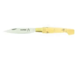 Nontron Virole n° 12 - Sabot - Manche en Buis avec pyrogravure